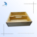 Decorative China supplier printing wood tray with dividers